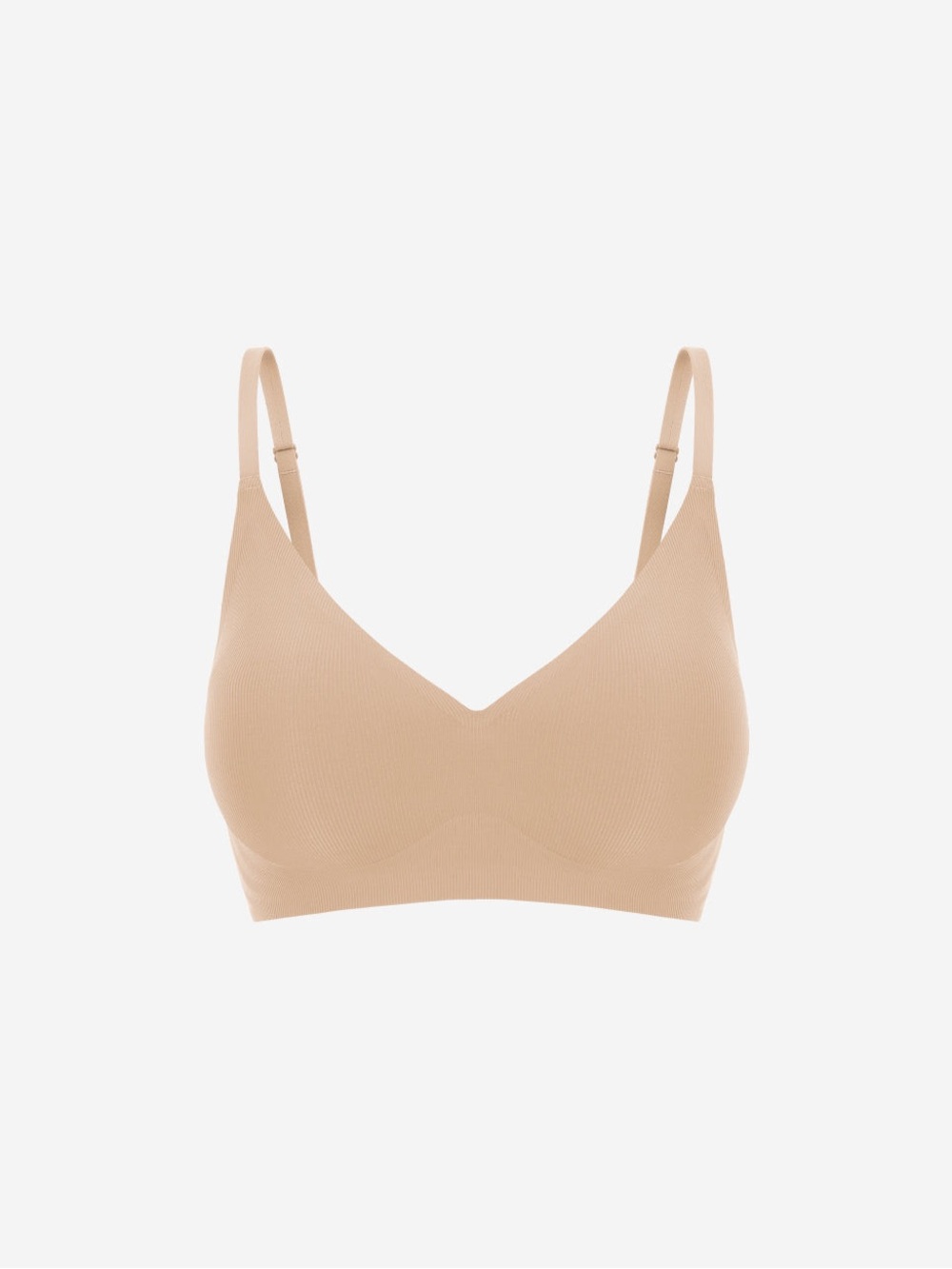 Verish Seamless Nude Wireless V-Neck Bra